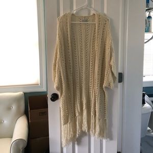 Knit Shawl Cover Up